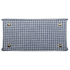 Top Handle Eco Wool Fabric Handbag Blue