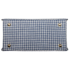 Top Handle Eco Wool Fabric Handbag Blue