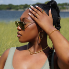 Flora Large Hoop Earring | Gold and Silver