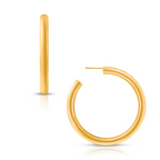 Flora Large Hoop Earring | Gold and Silver