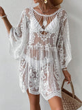 Praise Floral Lace Detail Cover-Up
