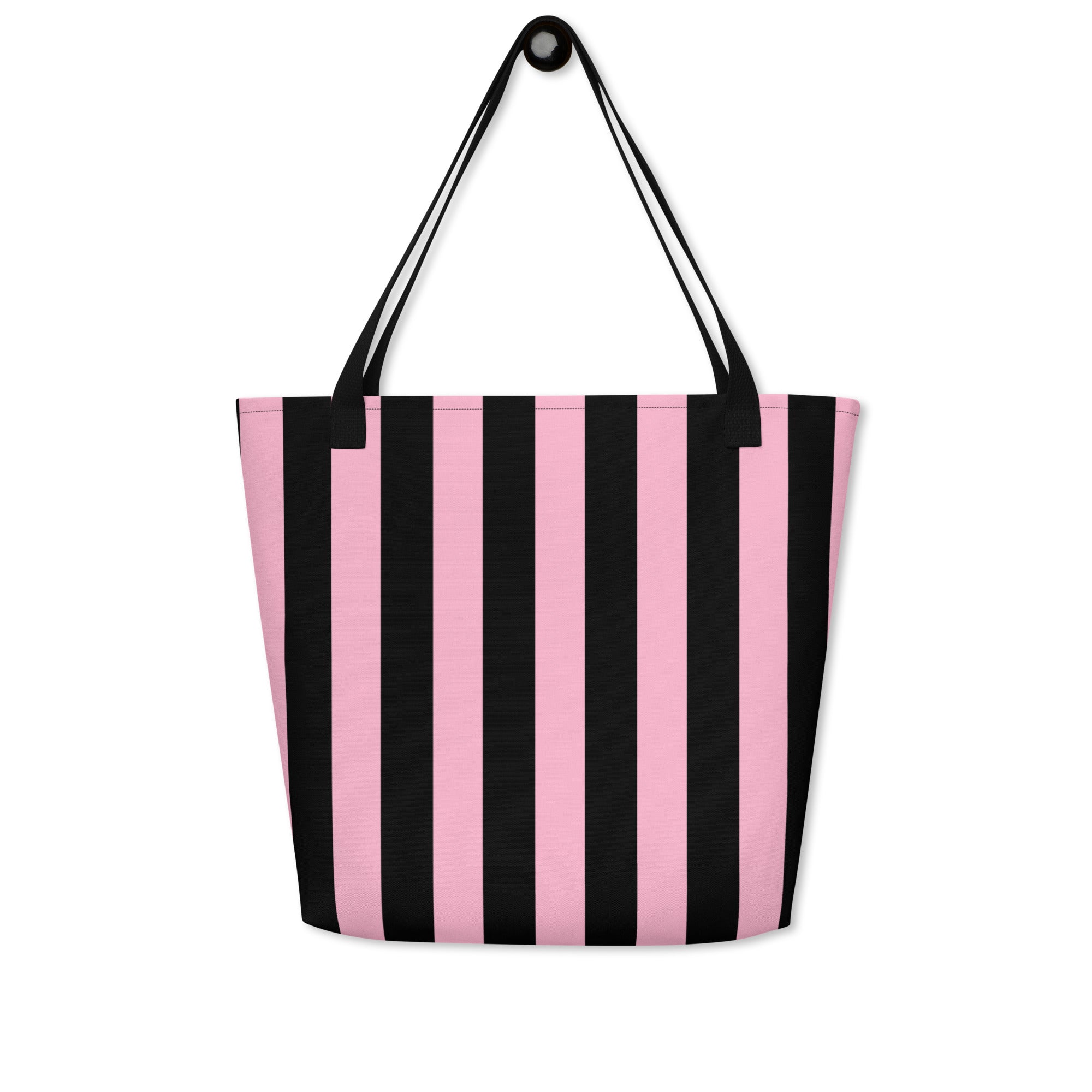Bethany Large Shopper Tote Bag in Cotton Candy Mark Stripe