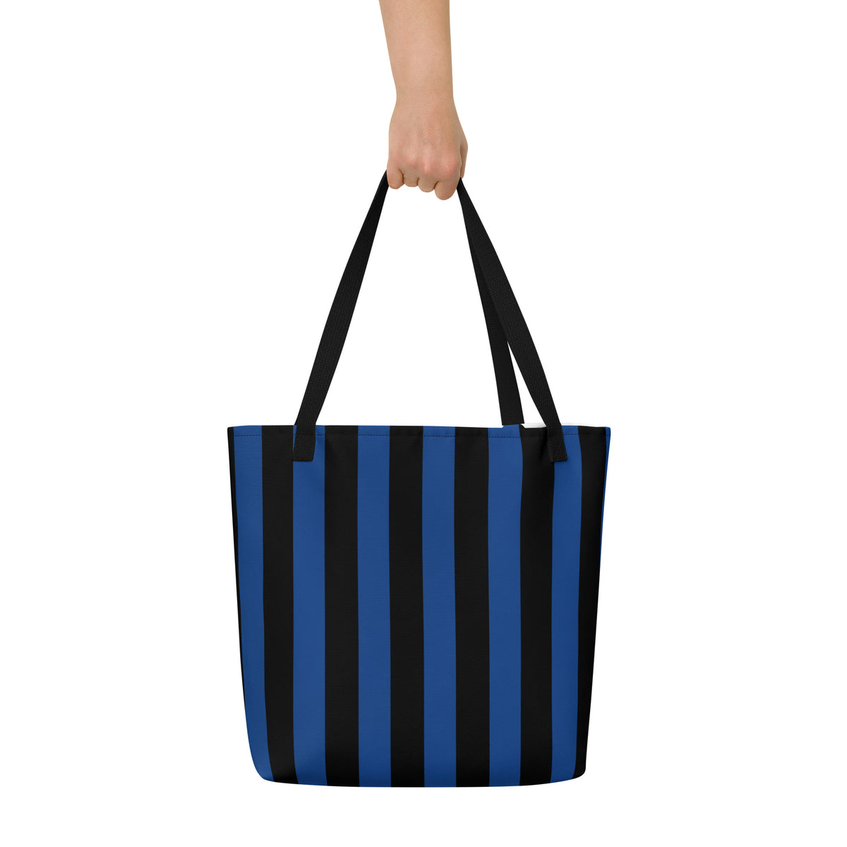 Bethany Large Shopper Tote Bag in Nevermore Stripe