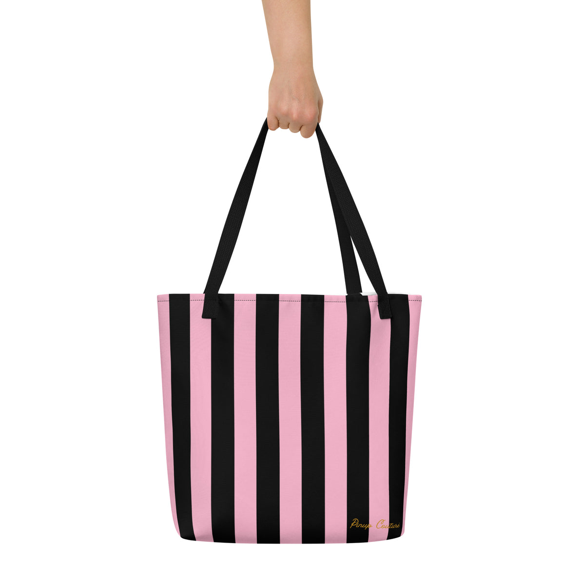 Bethany Large Shopper Tote Bag in Cotton Candy Mark Stripe