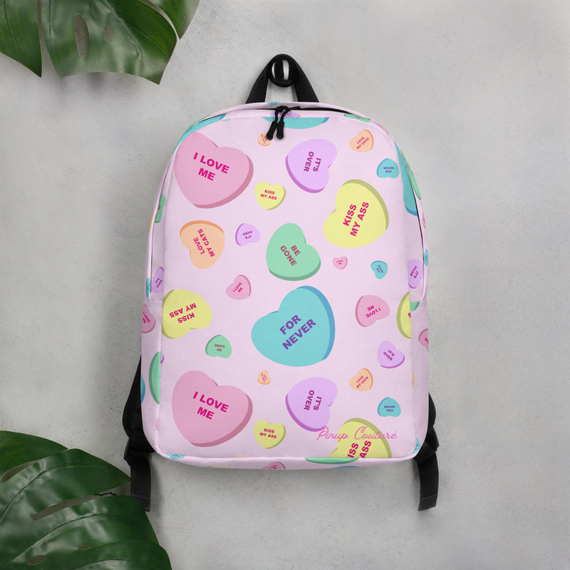 Sweetheart Scatter Print Backpack