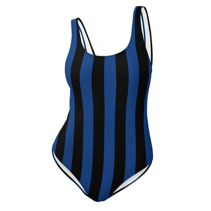 Rory Nevermore Stripe One-Piece Swimsuit | Pinup Couture Swim