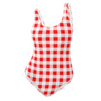 Rory Ruby Red Vintage Gingham One-Piece Swimsuit
