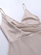 The Old Hollywood ruched slit gown by Pinup Girl Clothing, sizes XS to 4X.