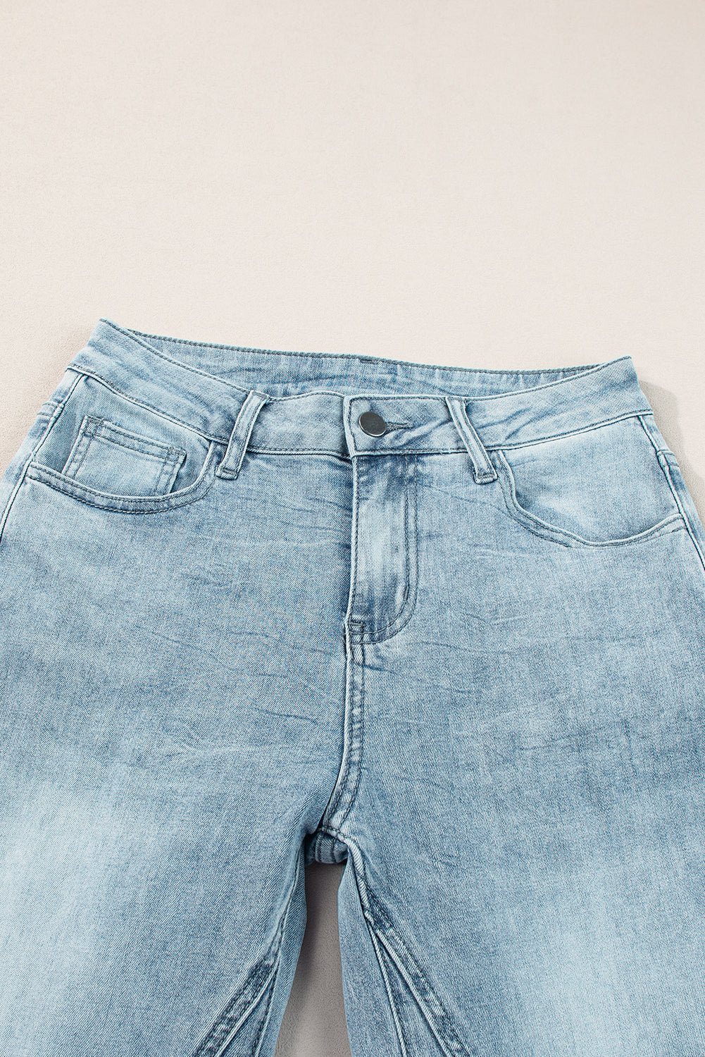 Wide Leg Jeans with Pockets | Poundton