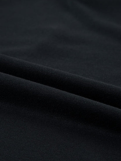 Black Cap Mini Shift Dress