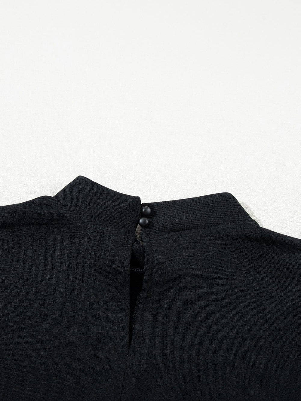 Black Cap Mini Shift Dress