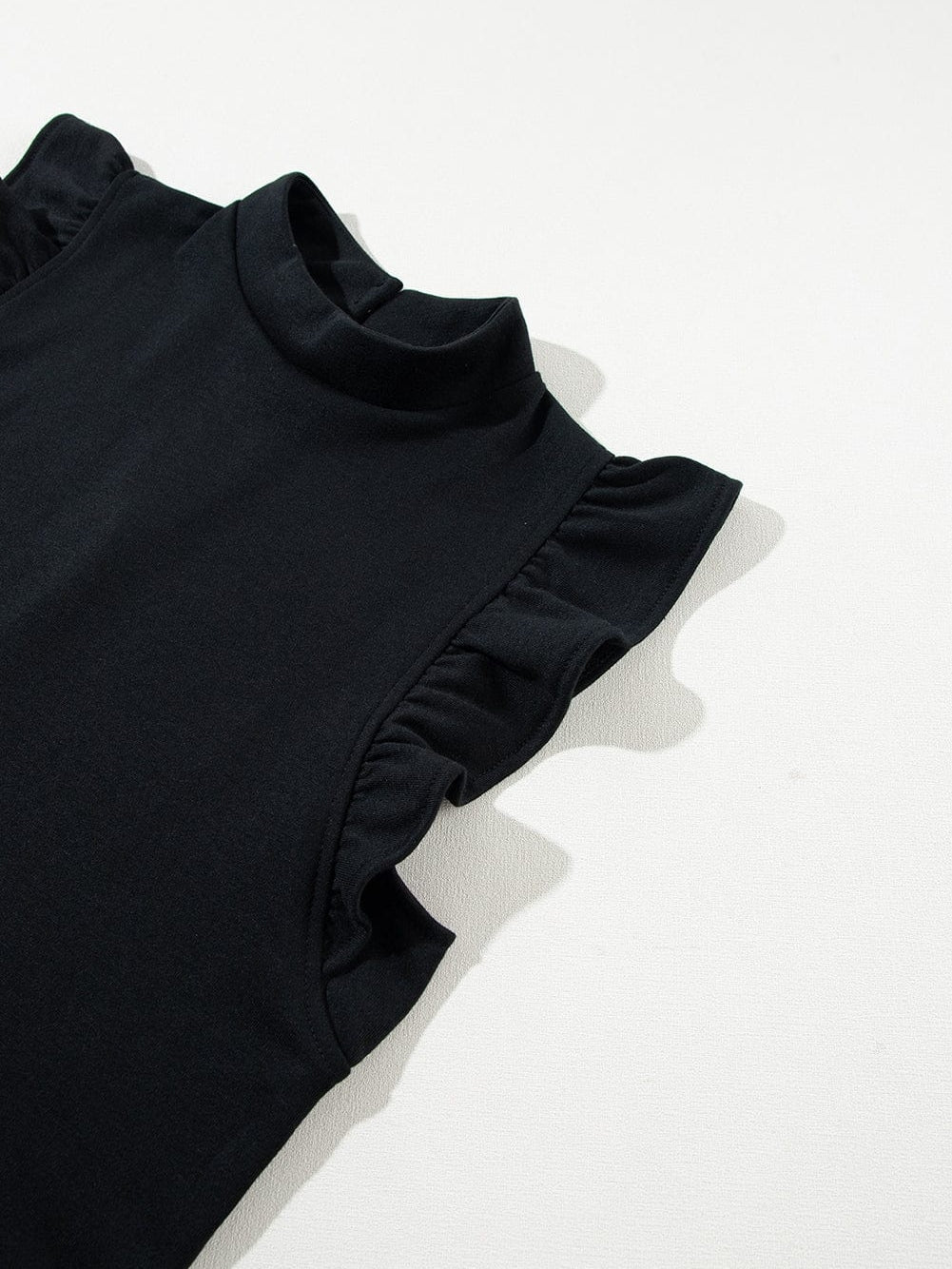 Black Cap Mini Shift Dress