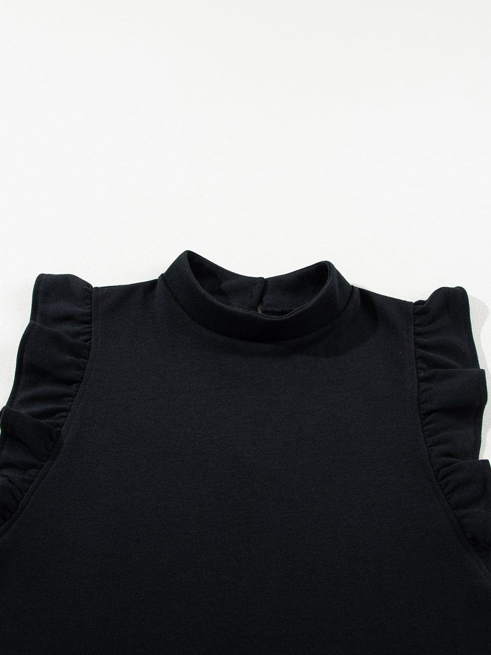 Black Cap Mini Shift Dress