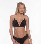 Support System Convertible Plunge Bra in Black | Pinup Girl Clothing