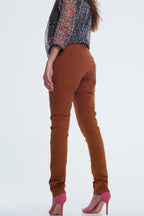 Drop Skinny Jean in Ochre | Q2