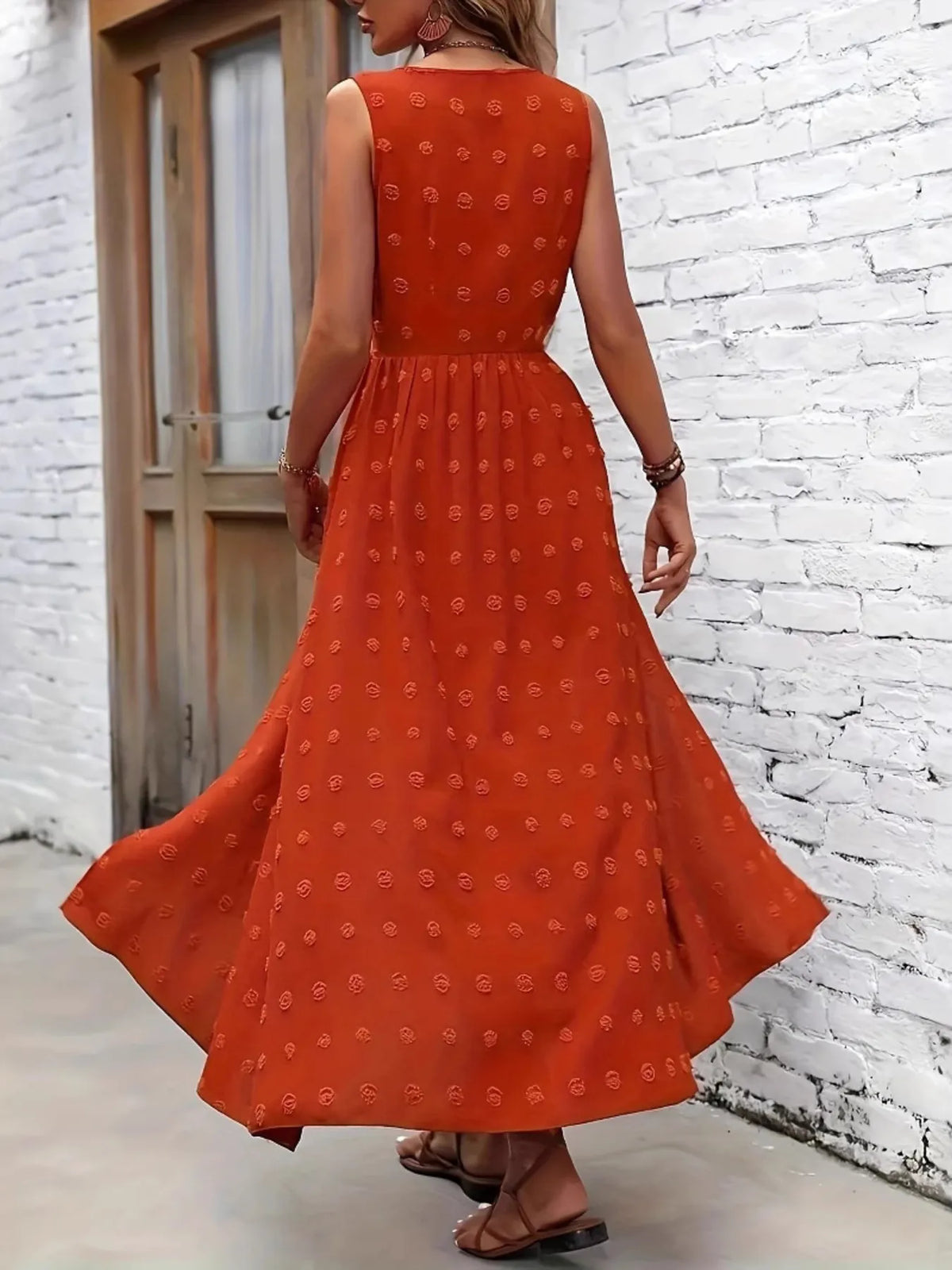 70s maxi romper dress for sunset dinners, by Pinup Girl Clothing, sizes XS to 4X.