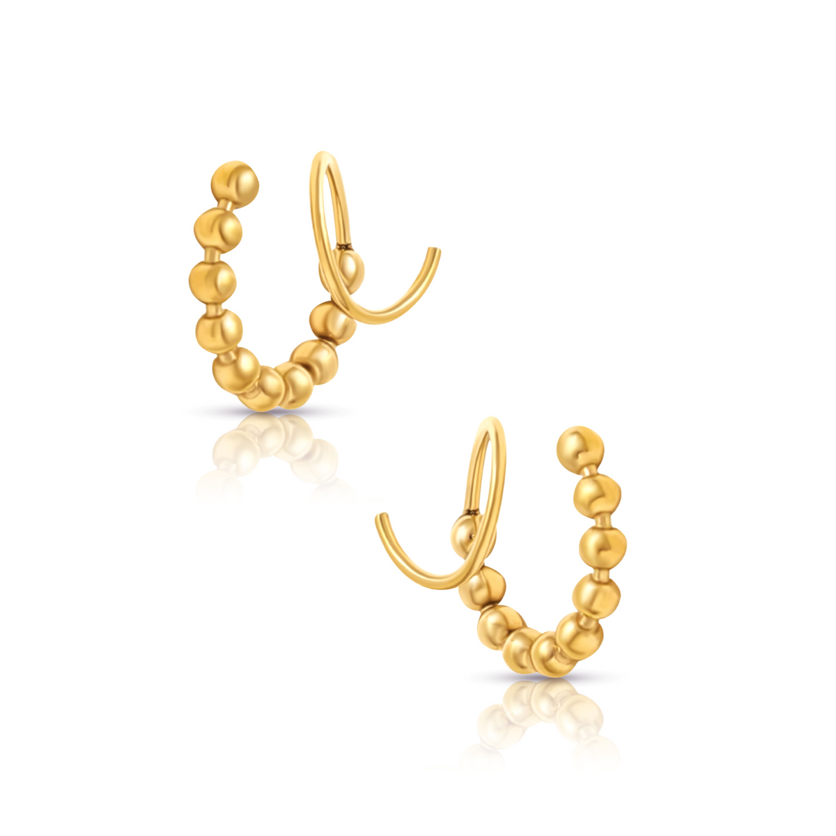 Annie Spiral Beaded Earring