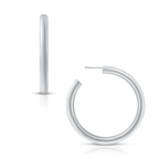 Flora Large Hoop Earring | Gold and Silver