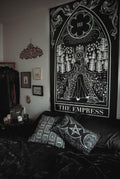 The Empress tarot card wall tapestry