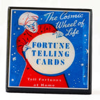 Fortune Telling Coaster Set, vintage fortune teller graphics (view 3)
