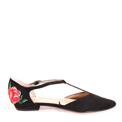 Garden T-Strap Flats