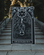 Hanged Man tarot card wall tapestry