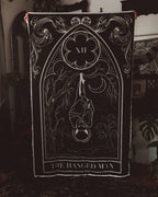 Hanged Man tarot card wall tapestry