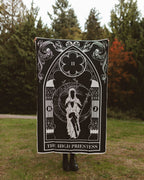 High Priestess tarot card wall tapestry