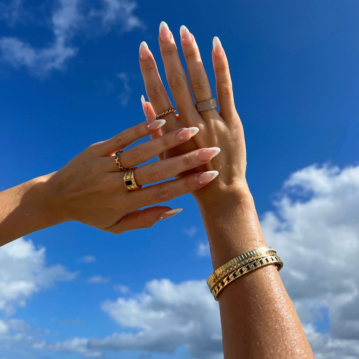 Etta Mesh Ring | Gold and Silver