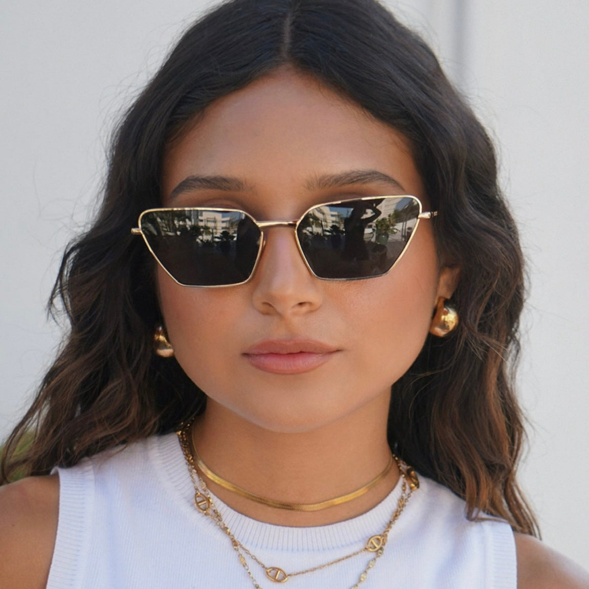 Kane Dome Earring | Gold and Silver