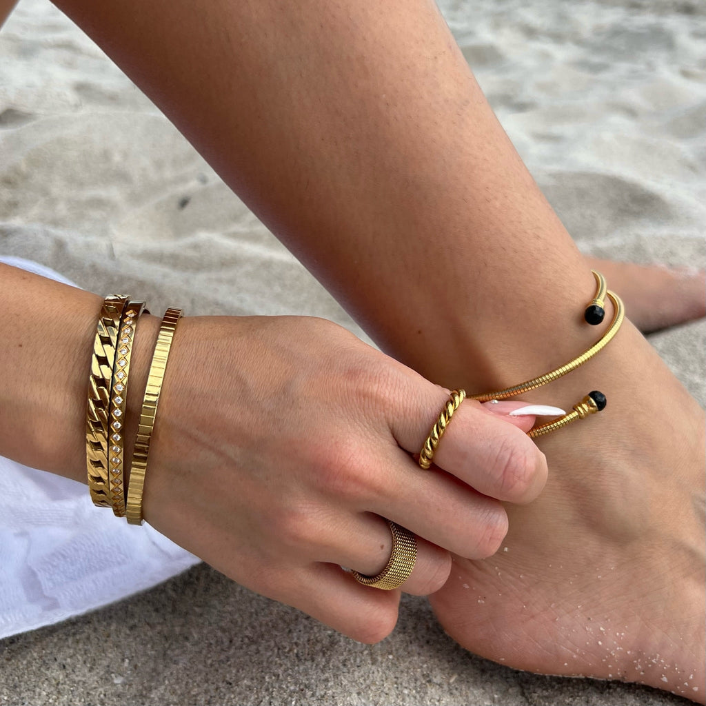 Etta Mesh Ring | Gold and Silver