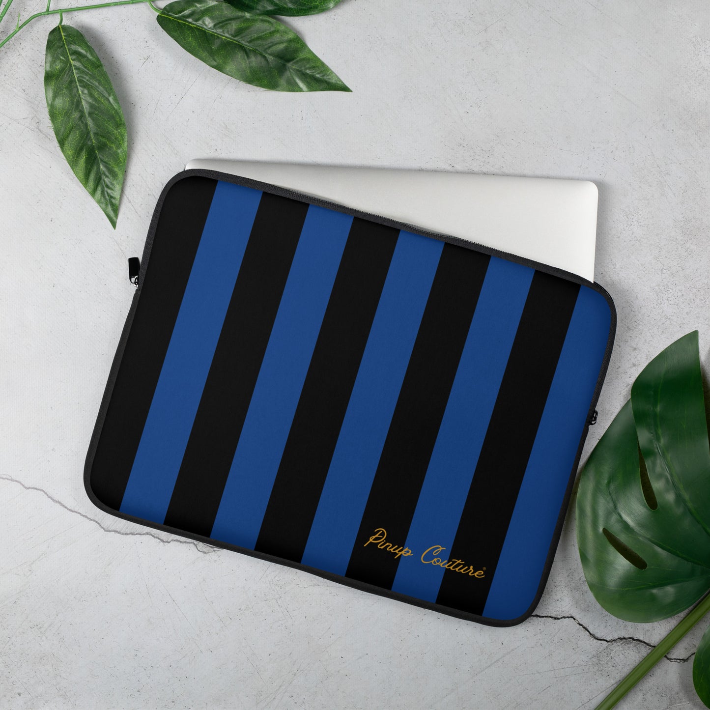 Lindy Nevermore Stripe Computer Laptop Sleeve | Pinup Couture Relaxed