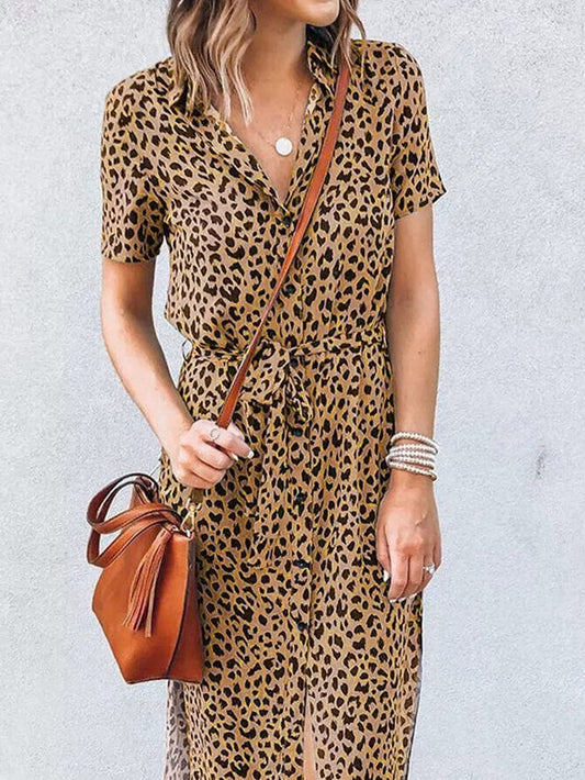 Unbutton The Zoo Midi Dress