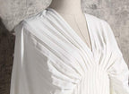 Sakiya Pleated Long Sleeve Shirt Dress