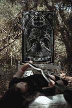 The Moon tarot card wall tapestry