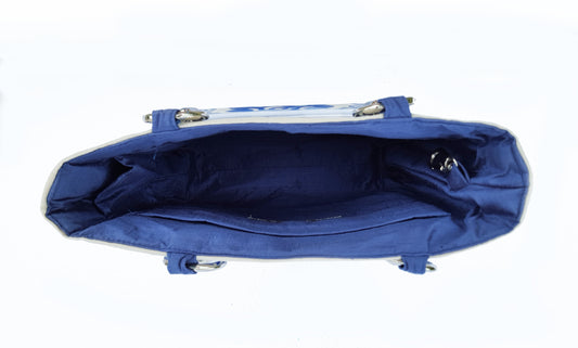 Suzani Silk Blue Small Tote