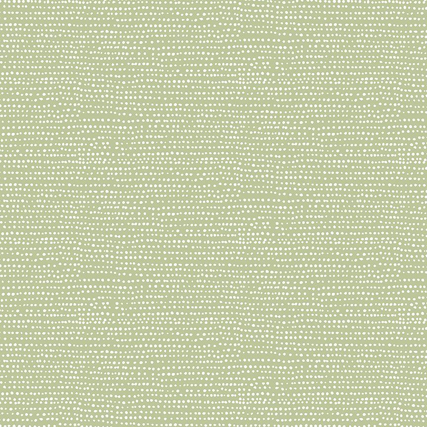 Sage Dot Bow Top in sage green cotton with an oversized neck bow