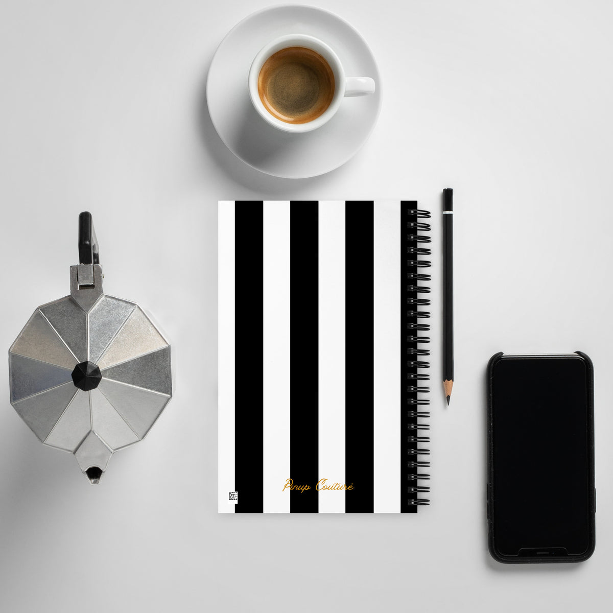 Madison Avenue Mark Stripe 8 x 5 Spiral Notebook