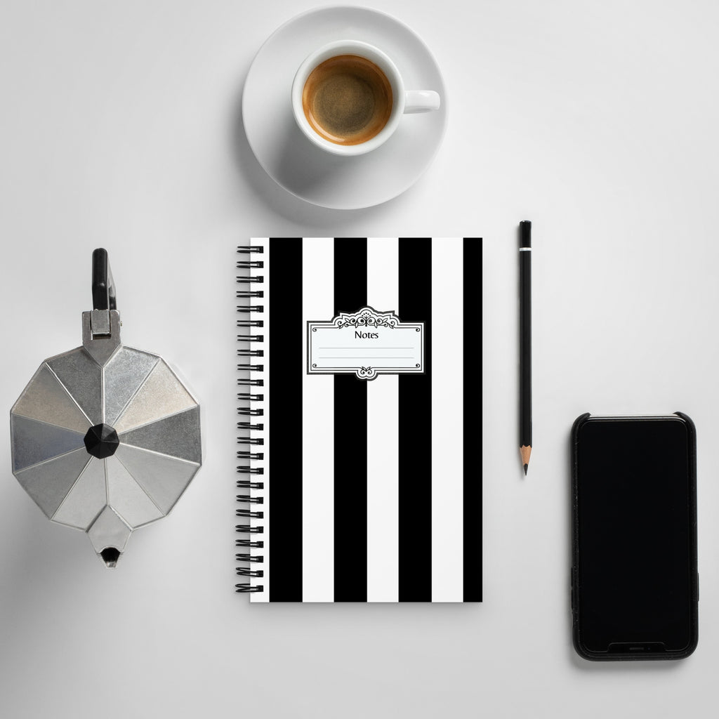 Madison Avenue Mark Stripe 8 x 5 Spiral Notebook