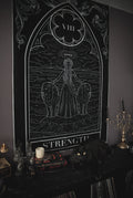 Strength tarot card wall tapestry