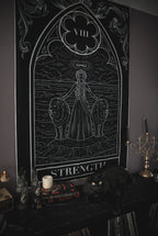 Strength tarot card wall tapestry