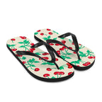 Amie Thong Flip-Flop Casual Sandals in Antique Ivory Cherry Girl