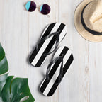 Amie Thong Flip-Flop Beach Sandals in Mark Stripe