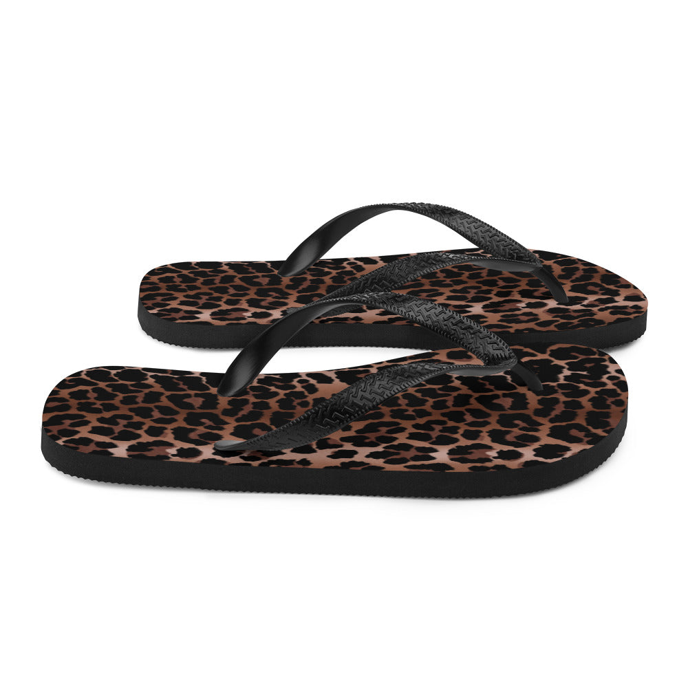Amie Thong Flip-Flop Beach Sandals in OG Leopard