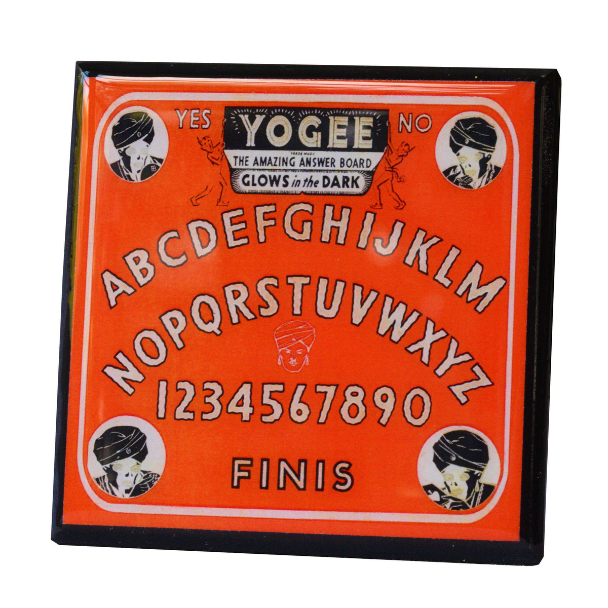 Spirit Board Coaster Set, antique spirit board graphics (view 3)