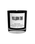 Villain Era scented soy candle in a black glass jar