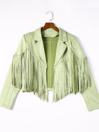 Rodeo Fringe Cropped Suede Jacket | 11 Colors