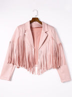 Rodeo Fringe Cropped Suede Jacket | 11 Colors