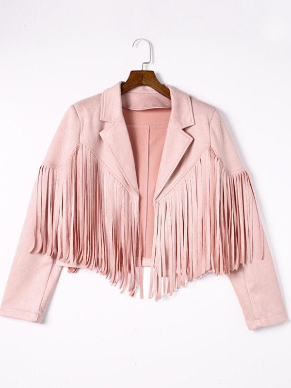 Rodeo Fringe Cropped Suede Jacket | 11 Colors