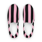 Candy Cane Mark Stripe Women’s Canvas Slip-On Flat Deck Shoe